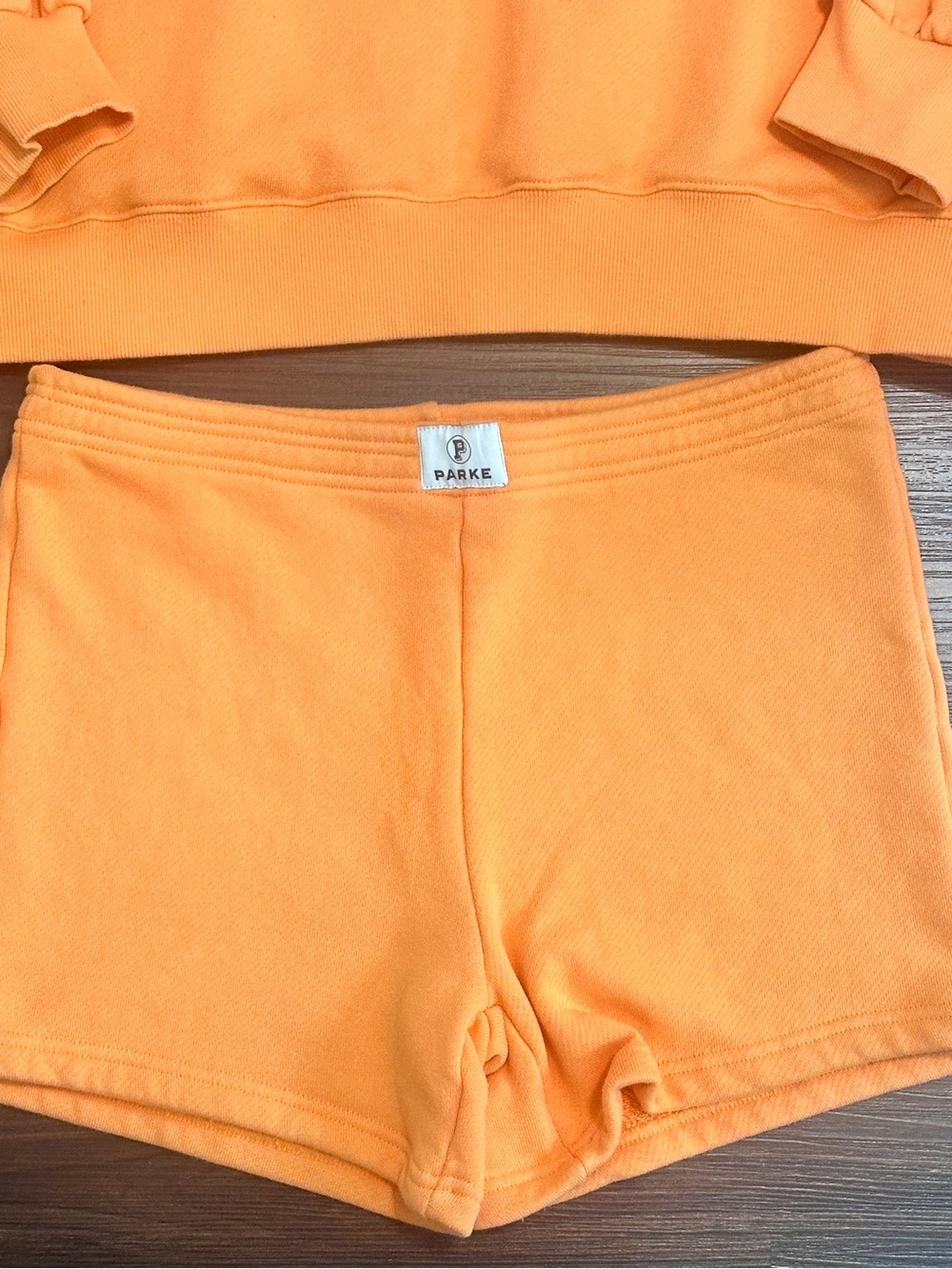 PARKE Creamsicle Mockneck + Shorts Set - PARKE Summerland 2025 - Picture 6 of 14